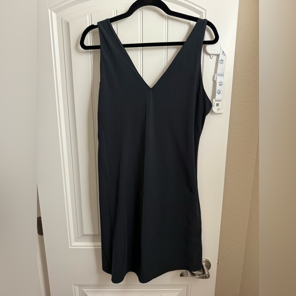 Abercrombie & Fitch Wide Strap Traveler V-Neck Mini Dress